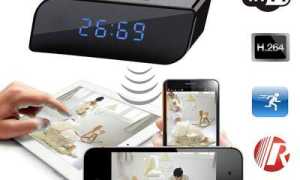 Купить 371-01 Часы с камерой для просмтра онлайн с wifi ночной съемкой в интернет магазине